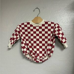 $23 ADD ON‎ forever french baby checkered bubble romper 0-3M Zara Baby Gap